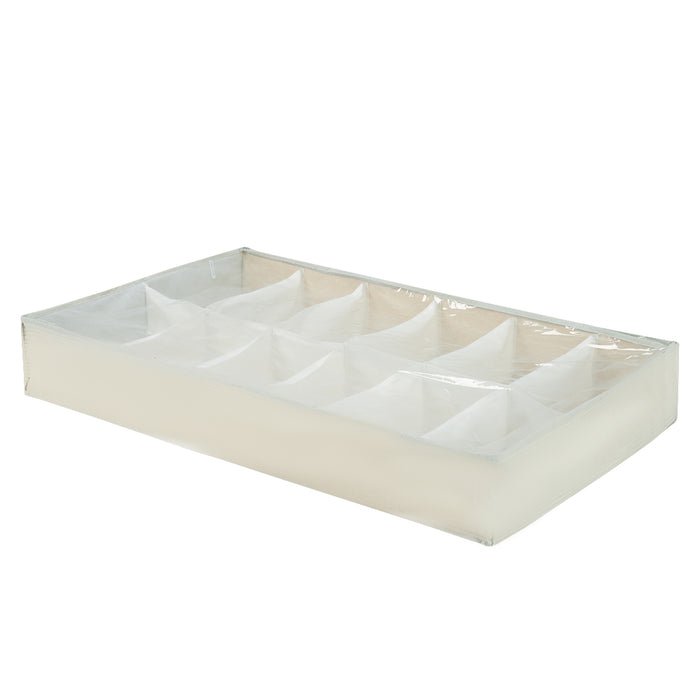 2 Pack Under Bed Shoe Organizer 24 Pairs Closet Storage Solution Shoes Container