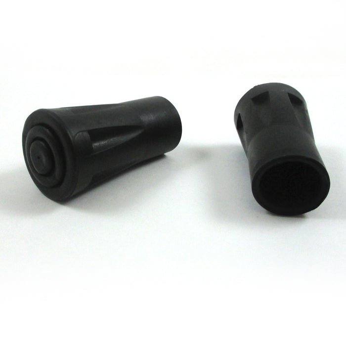 2 Reinforced Rubber Tip End Cap Hammers Trekking Pole Hiking Walking Stick Cane