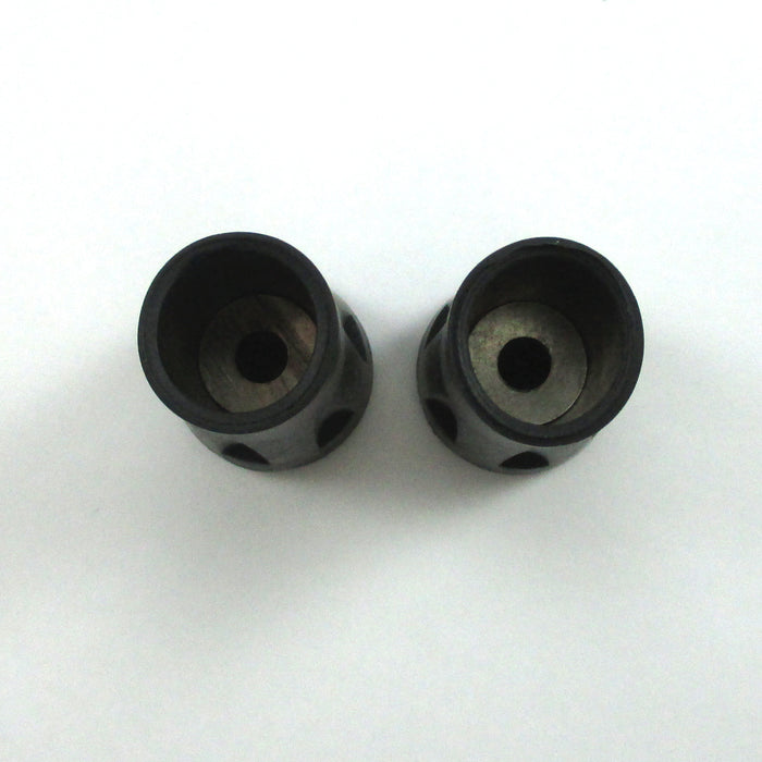 2 Reinforced Rubber Tip End Cap Hammers Trekking Pole Hiking Walking Stick Cane