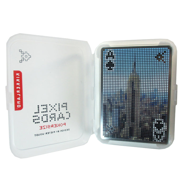 2X Waterproof Pixel Playing Cards Poker Size Decks Optical Illusion Effect Games