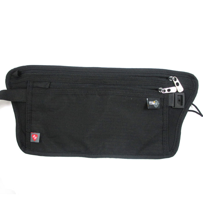 Lewis N Clark RFID Blocking Money Belt Travel Pouch Waist Stash Id Credit Card