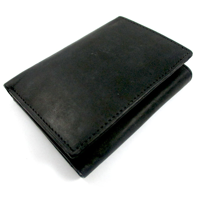 Leather Wallet Sheriff Officer ID Holder Police Shield Security Black Case New
