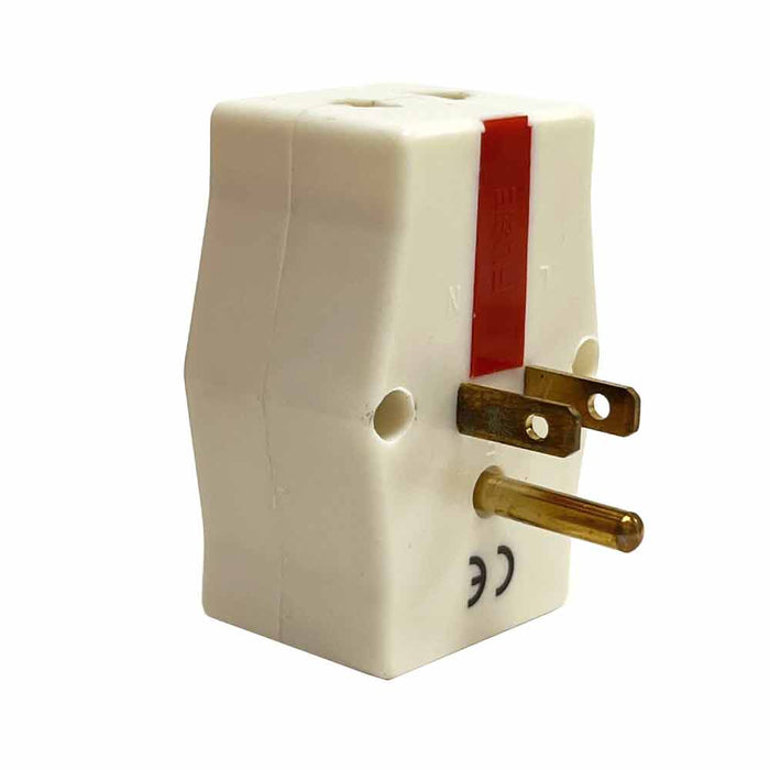 2 Pack Multi Adapter Travel Plug Outlet Extender Europe to USA Adaptor Converter