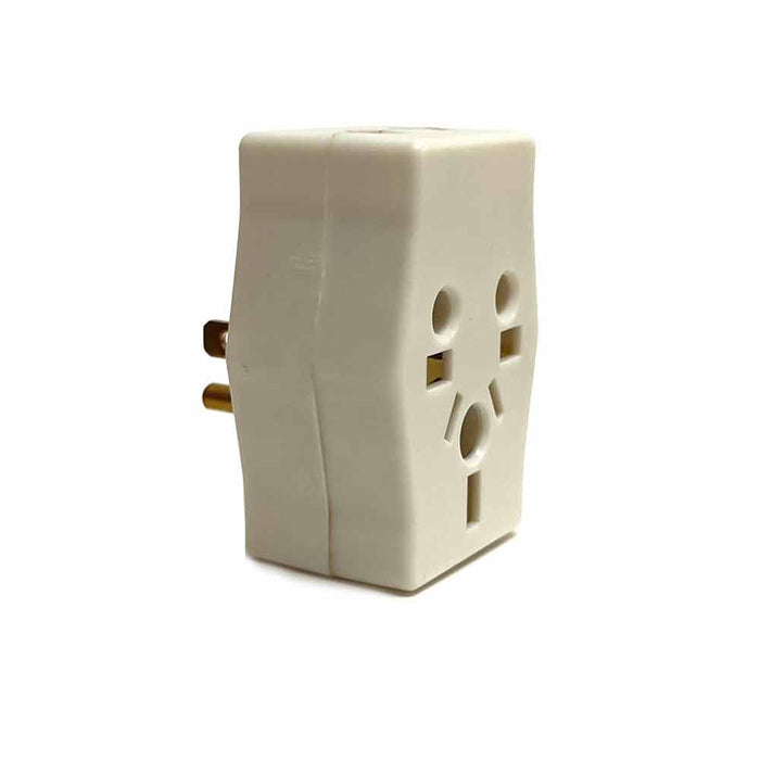2 Pack Multi Adapter Travel Plug Outlet Extender Europe to USA Adaptor Converter