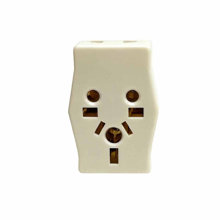 2 Pack Multi Adapter Travel Plug Outlet Extender Europe to USA Adaptor Converter