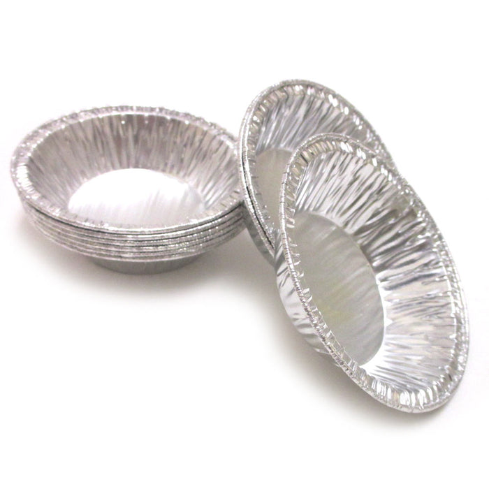 125 Pc 3-3/8" Foil Tart Pan Mini Aluminum Pot Pie Baking Plate Tin Disposable