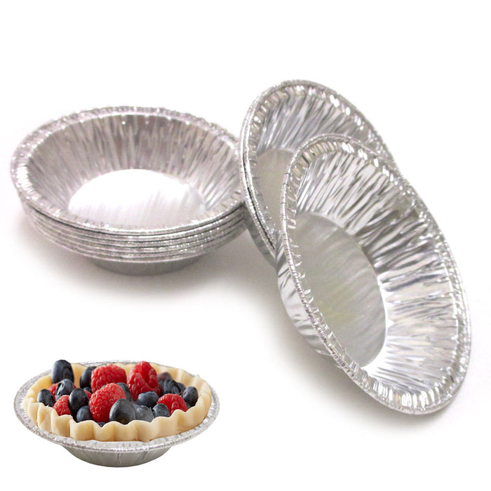 250 Pc Small Foil Pie Dishes Jam Tart Pans 3-3/8" Mini Aluminum Round Baking Tin