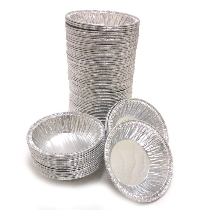 250 Pc Small Foil Pie Dishes Jam Tart Pans 3-3/8" Mini Aluminum Round Baking Tin