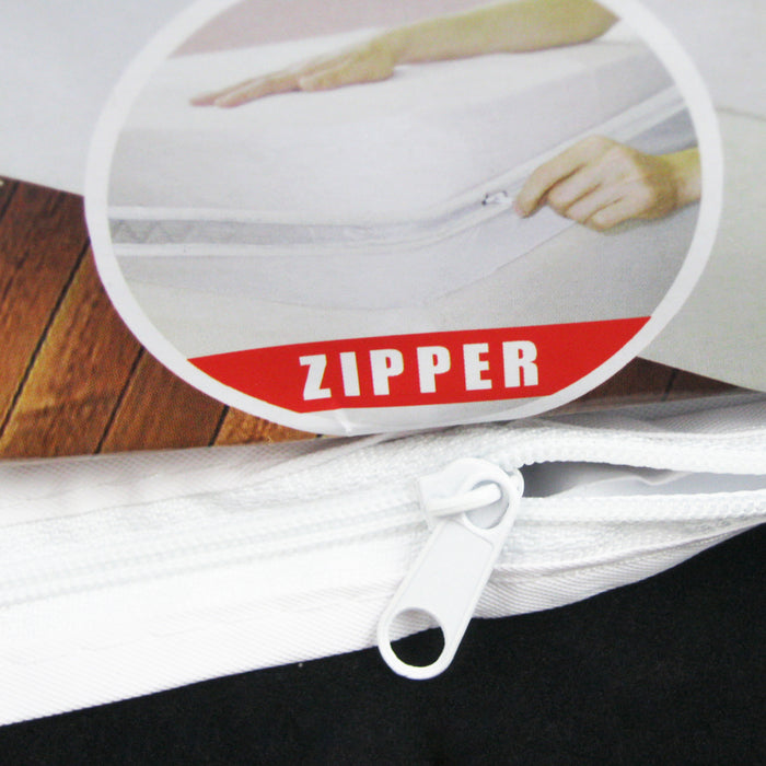 6X Queen Size Zippered Mattress Cover Protector Dust Anti Bug Allergy Waterproof