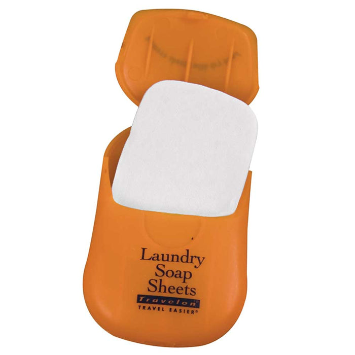 Travelon Laundry Soap Sheets 50-Count Mini Portable Travel Soap Paper Sheets