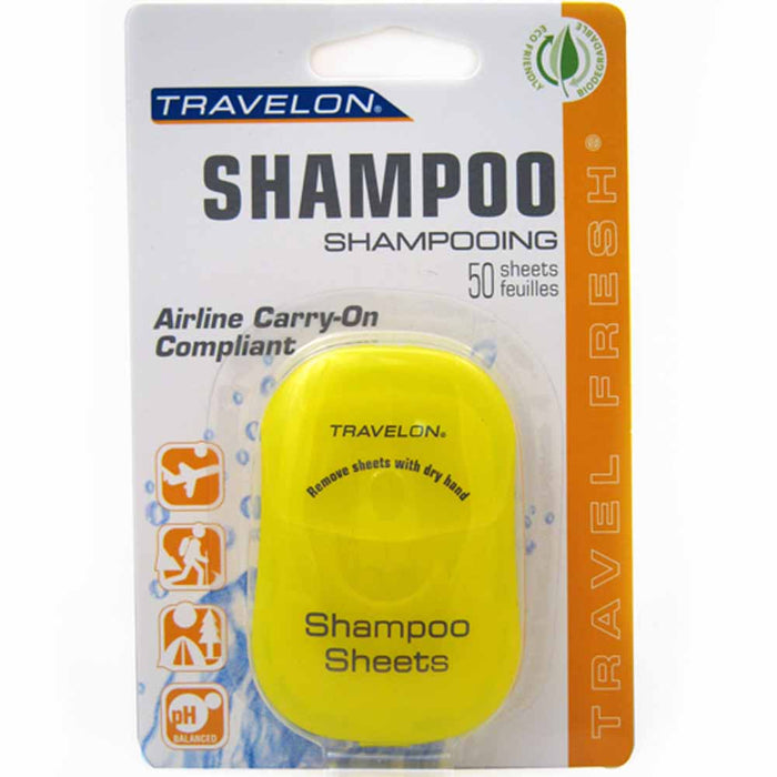 Travel Shampoo Toiletry Sheets Travelon 50 Count TSA OK