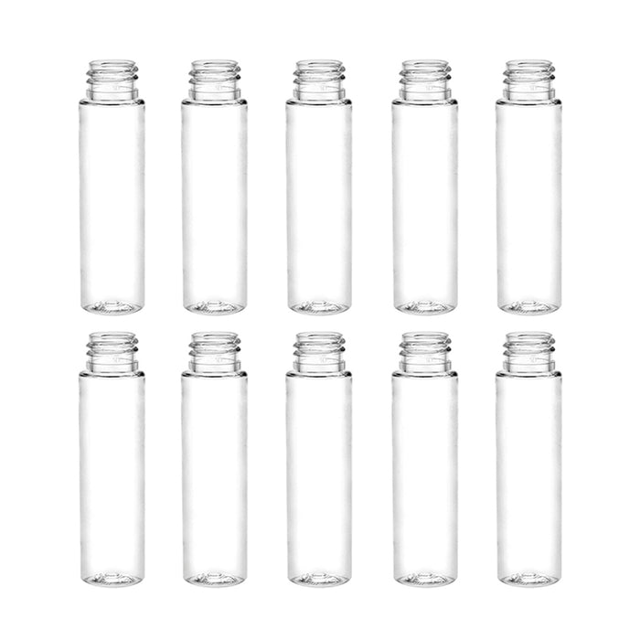 10 Pc Empty Gloss Plastic Container Lip Balm Cosmetic PET Tube Clear Bottles 8ML