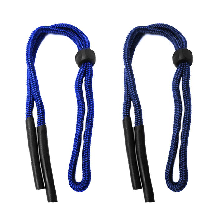 2 Pack Sunglass Retainer Neck Cord Strap Adjustable Cord Lanyard Holder Blue