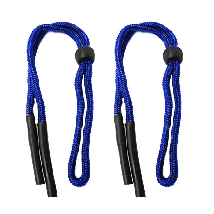 2 Pack Sunglass Retainer Neck Cord Strap Adjustable Cord Lanyard Holder Blue