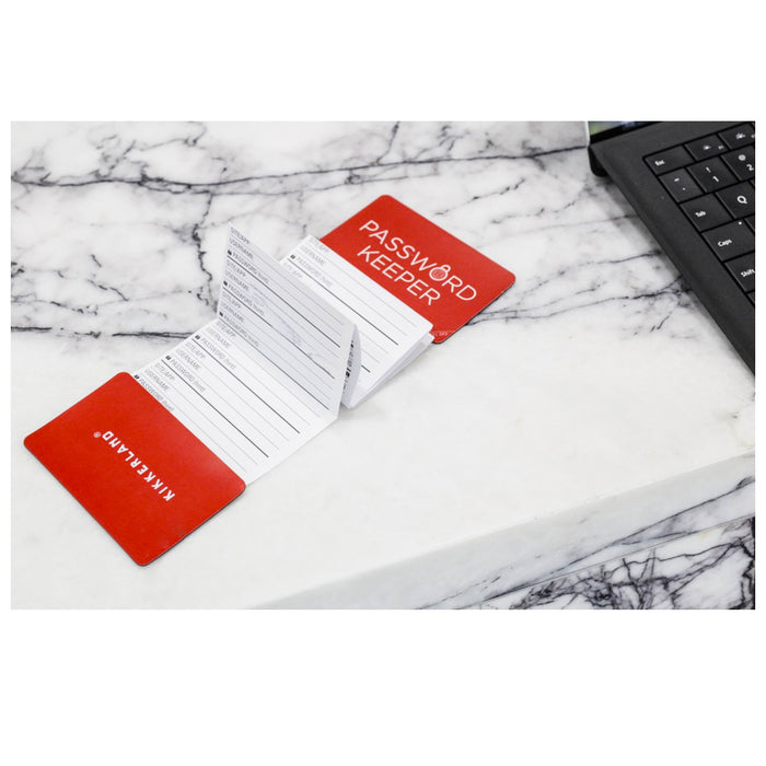 2X Kikkerland Mini Password Book Accordion Organizer Keep Personal Reminder Gift