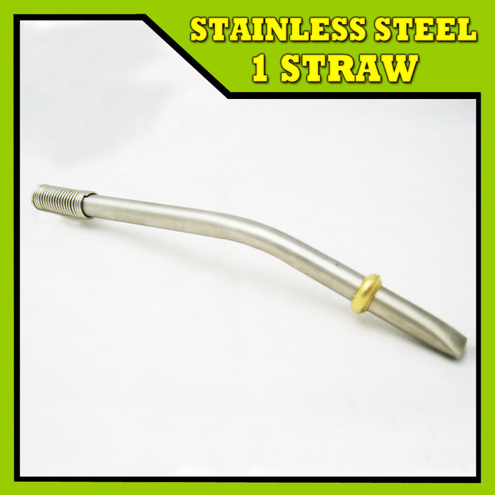 Yerba Mate Bombilla Gourd Drinking Filter Straw Food Grade 6.25 inch long M11