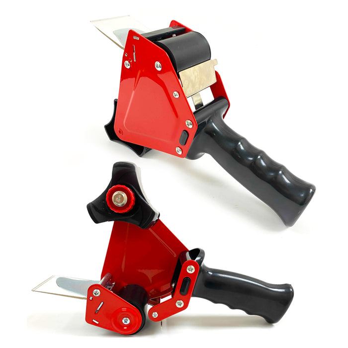 2 Heavy Duty Tape Gun Dispenser Packing Machine Shipping Grip Roll Sealer Cutter