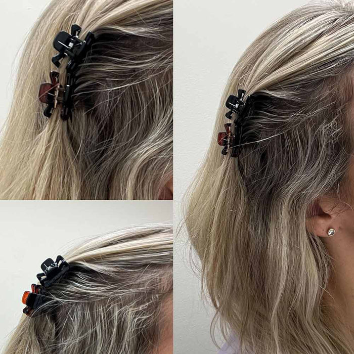 40 PC Small Mini Hair Clips Hair Claw Clamps Women Girls No Slip Jaw Hairstyles