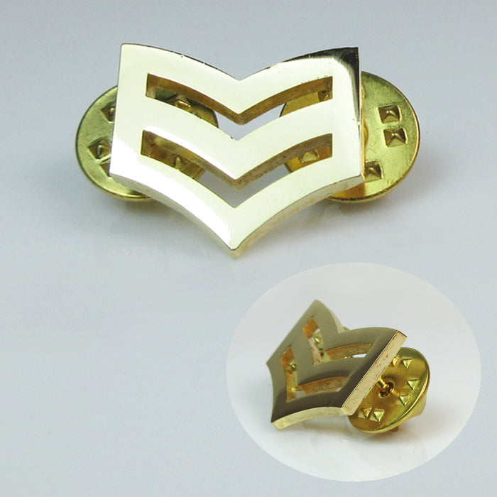 USA Army First Class Sergeant Collar Lapel Pin Insignia Military Veteran Hat Pin