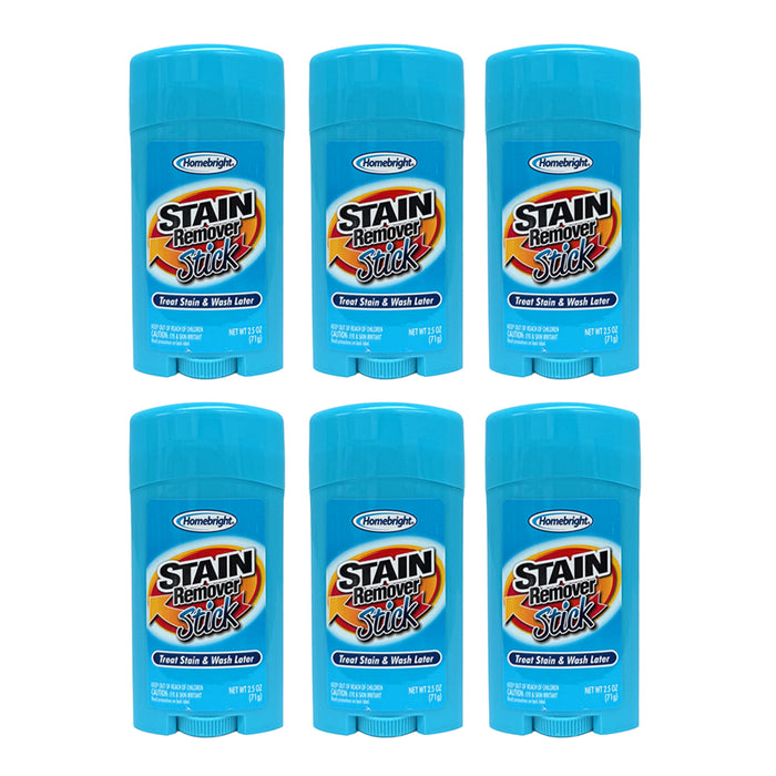 6 Pack Laundry Stain Remover Stick Spot Cleaner Clothes Underwear Fabric To-Go