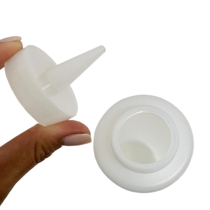 6 PK 15oz Clear Plastic Squeeze Bottles Condiment Ketchup Mustard BBQ Mayo Sauce