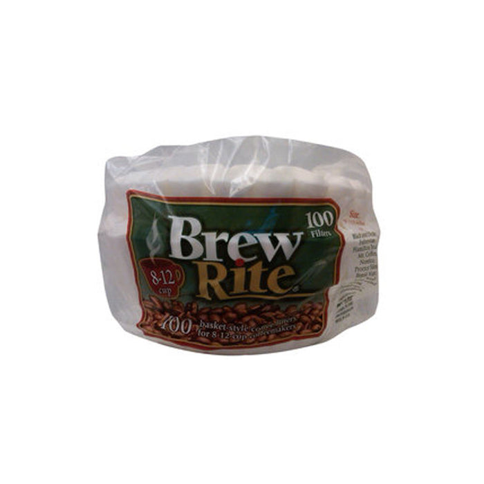 100 Count Paper Coffee Filters Basket Brewer Style Replacement Filter 8-12 Cups