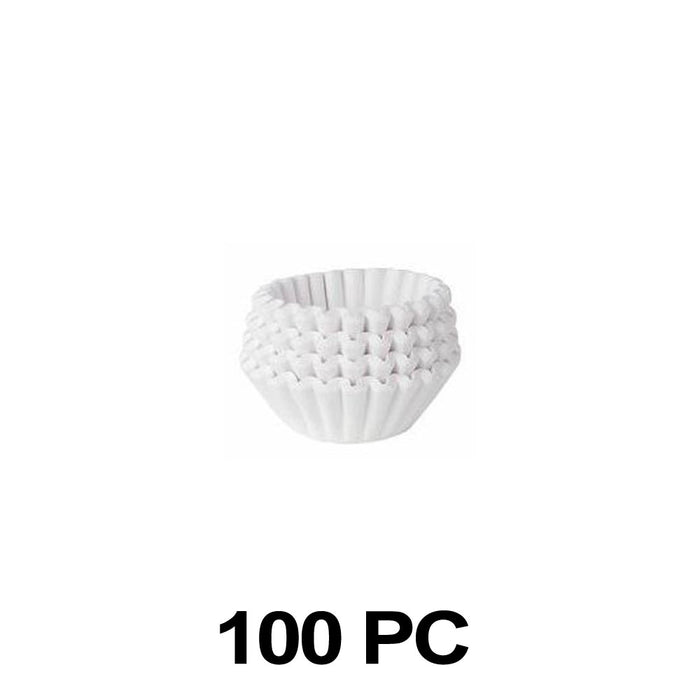 100 Count Paper Coffee Filters Basket Brewer Style Replacement Filter 8-12 Cups