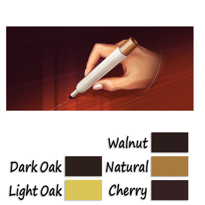 5Pc Wood Furniture Floor Repair Markers Make Scratches Disappear Any Wood Color