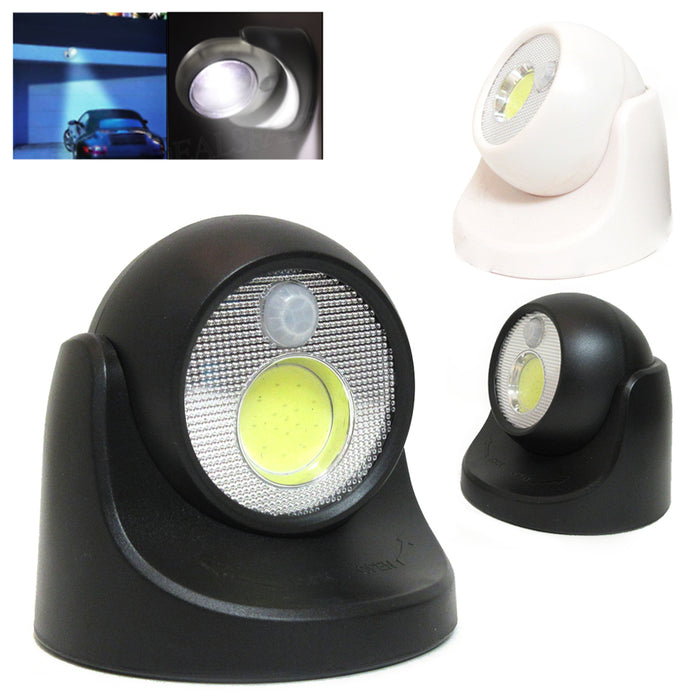 2 PC Wireless COB LED Night Lights Motion Sensor Battery Operated Closet Kitchen