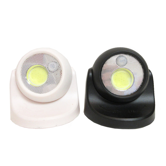 2 PC Wireless COB LED Night Lights Motion Sensor Battery Operated Closet Kitchen