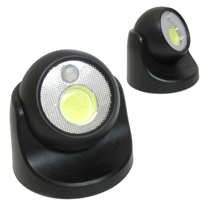 2 PC Wireless COB LED Night Lights Motion Sensor Battery Operated Closet Kitchen