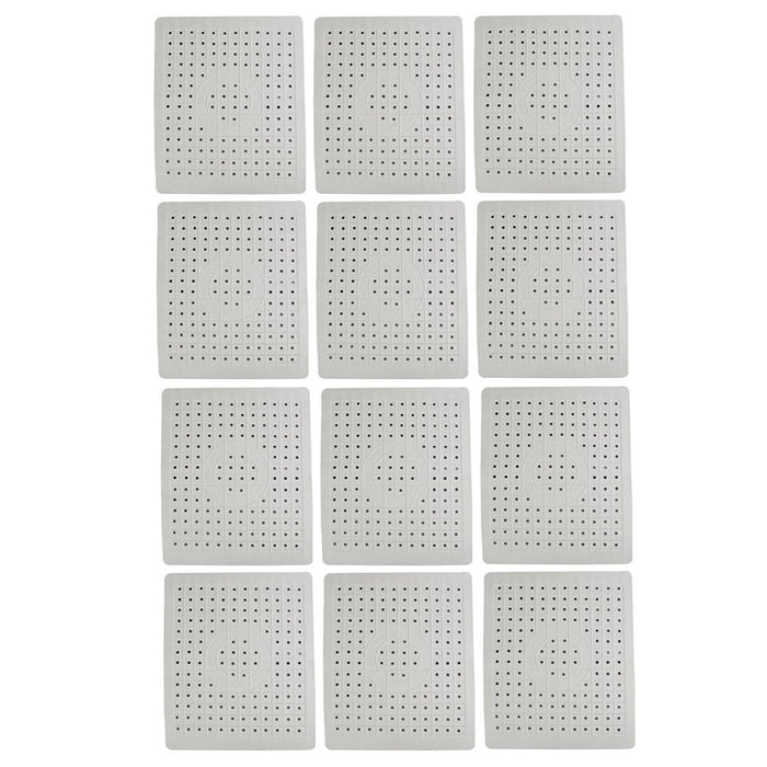 12 PC Sink Protector Dish Mat Protect Stains Damage Scratches Sink Grid Kitchen
