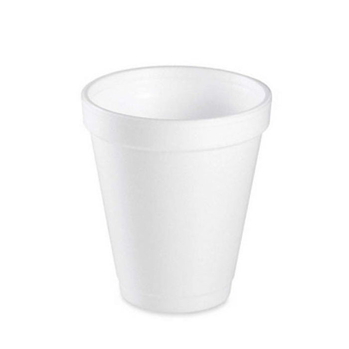 51 Pc Insulated Foam Cups 8oz Disposable Reusable Coffee Hot Cold Drink Beverage
