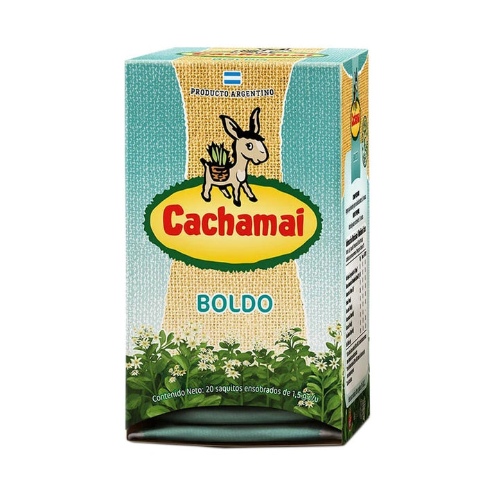 3 Pk Cachamai Boldo Natural Herbal Tea Digestive Liver Aid Hot Cold Tea 60 bags
