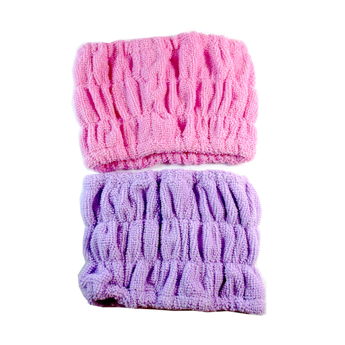 2pc Headband Washing Face Girls Makeup Spa Hair Band Women Skincare Facial Wash