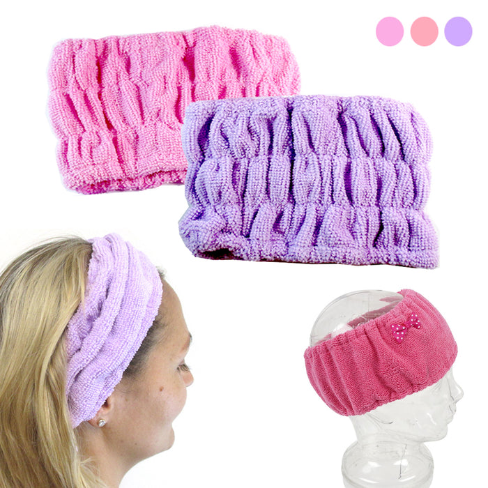 2pc Headband Washing Face Girls Makeup Spa Hair Band Women Skincare Facial Wash