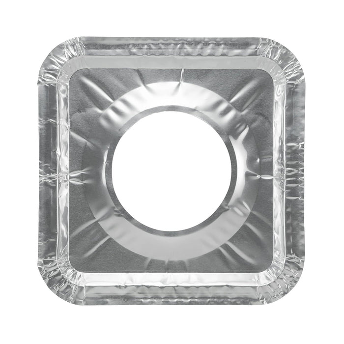 10 Aluminum Foil Square Stove Burner Covers Liners 8.46" Bibs Drip Grease Clean