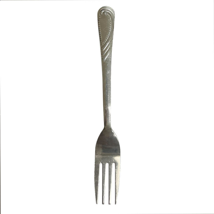 6 Pc Stainless Steel Dinner Forks Table Flatware Set Cutlery Heavy Duty Utensils