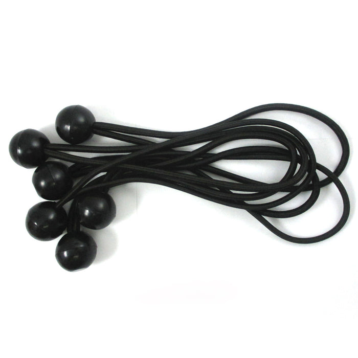 12 Pack Ball Bungee Cord Elastic Rope Tarp Tie Down Heavy Duty Tent Strap Canopy