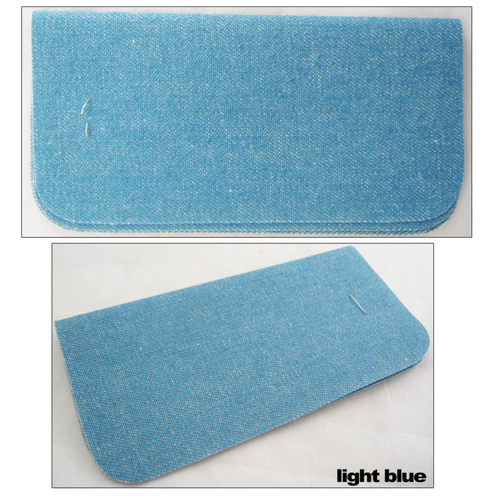 2 New Blue Somore Iron On Denim Patches Jean Fabric Repair Iron On Applique