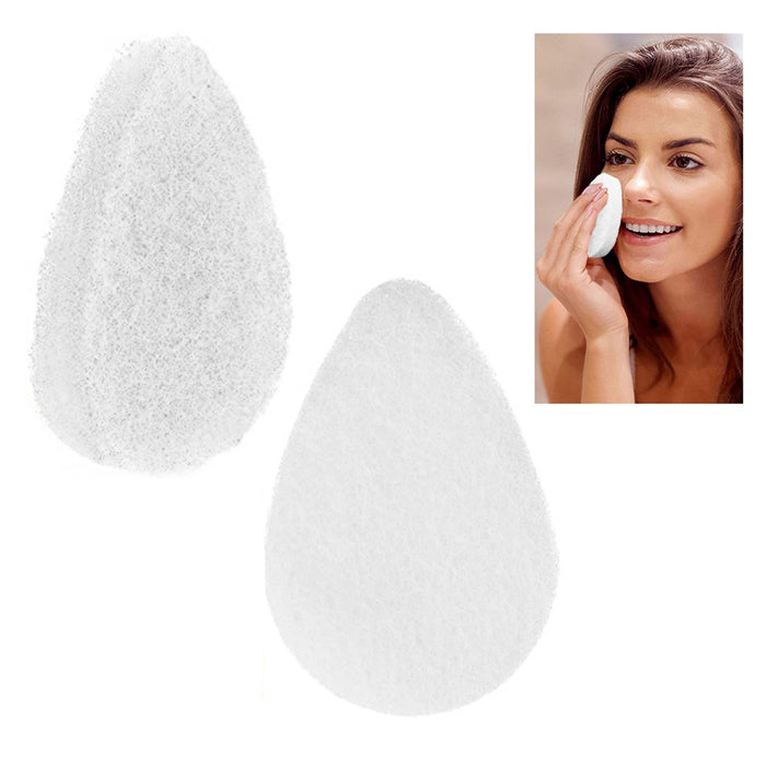 24 Pk Cleansing Facial Sponge Loofah Face Gentle Exfoliating Buff Puff Pads Bath