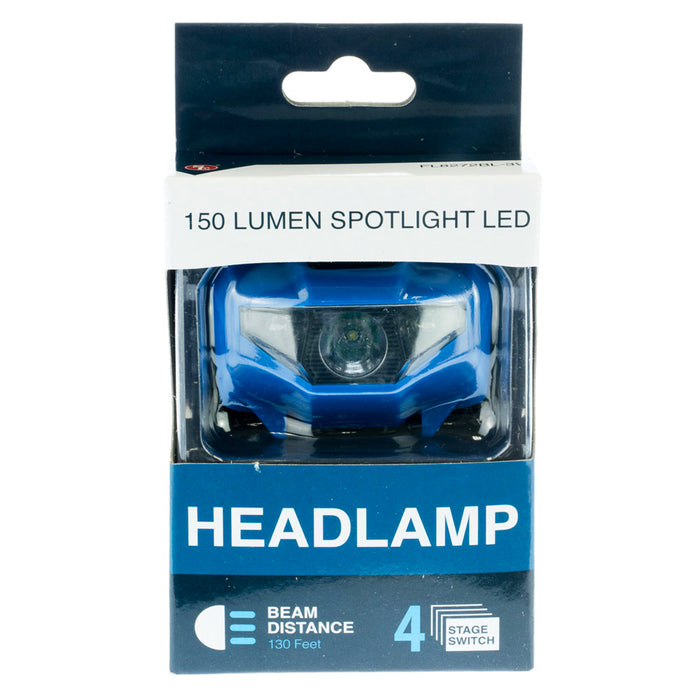 LED Headlamp Flashlight Camping Ride Running Head Torch Safety Battery Operated