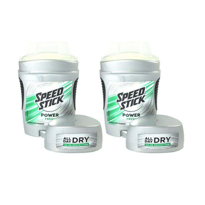 2 Speed Stick Mennen 51g 1.8oz Power Fresh Antiperspirant Solid Deodorant Men