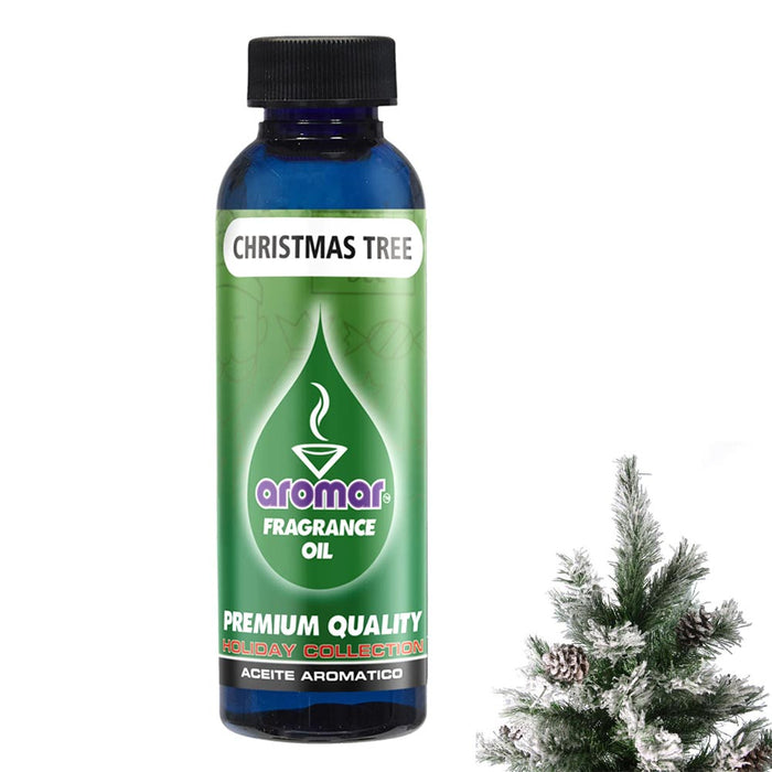 2 Aromatherapy Christmas Tree Fragrance Oil Diffuser Burner Holiday Scents 2oz