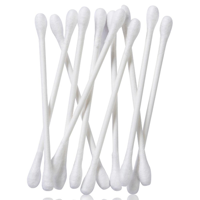 600Ct Cotton Swabs Double Round Tipped Stick Applicator White Sticks Ears Makeup