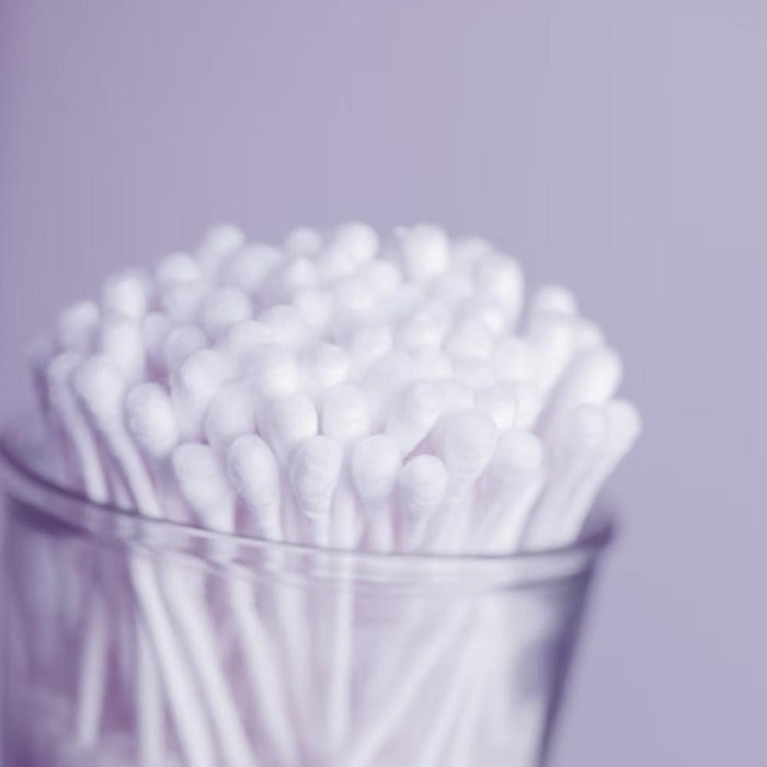 600Ct Cotton Swabs Double Round Tipped Stick Applicator White Sticks Ears Makeup