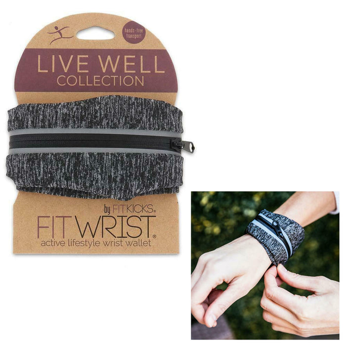 Fit Wrist Wallet Arm Pouch Band Zipper Running Travel Gym Sports Money ID Card