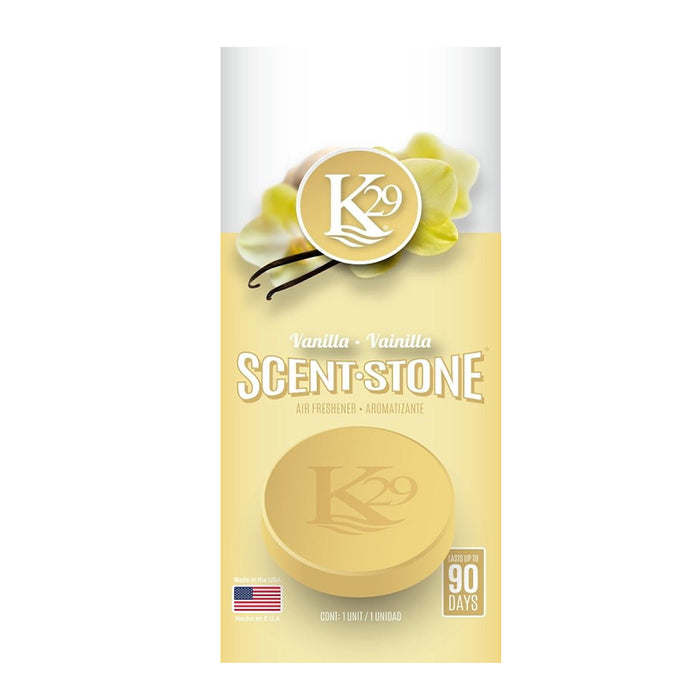 4PC Vanilla Scent Stone K29 Air Freshener Car Home Office Long Lasting Fragrance