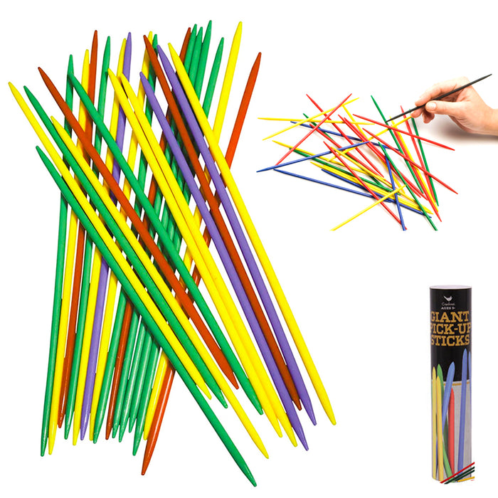 Giant Pick Up Wooden Sticks Traditional Retro Fun Family Game Tabletop Gift 30Pc