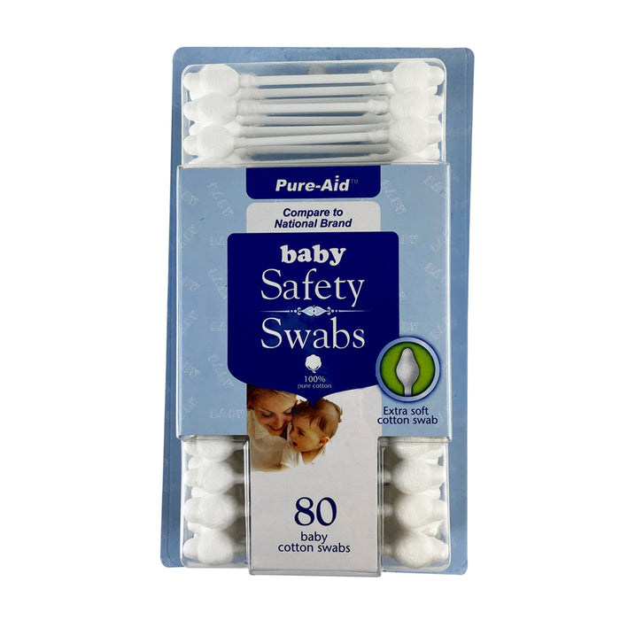 320 Ct Cotton Safety Swabs Double Tip Pure Makeup Applicator Baby Ear Cleaning